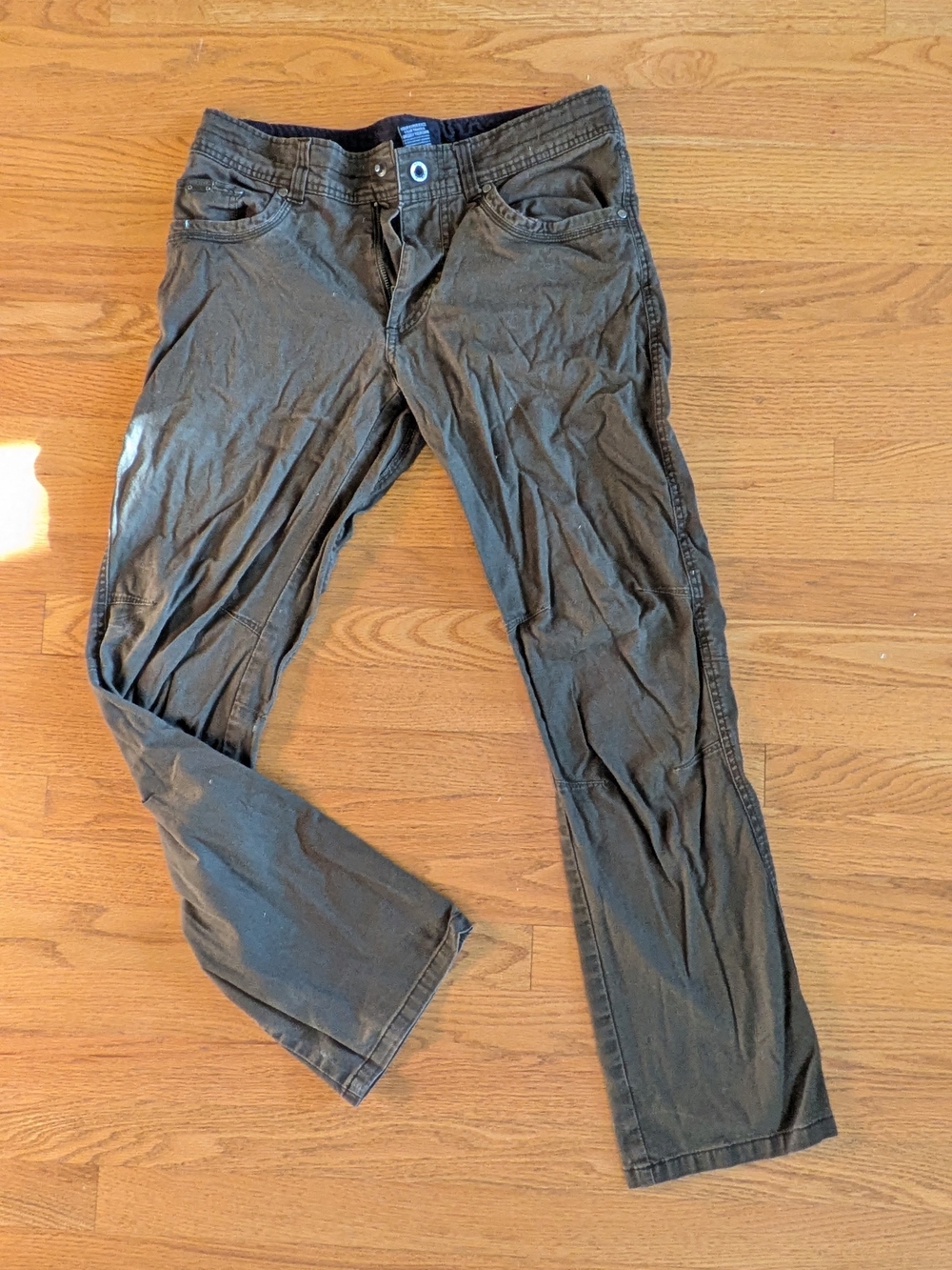 Men's Kuhl Casual Straight-Leg Pants — Dark Olive